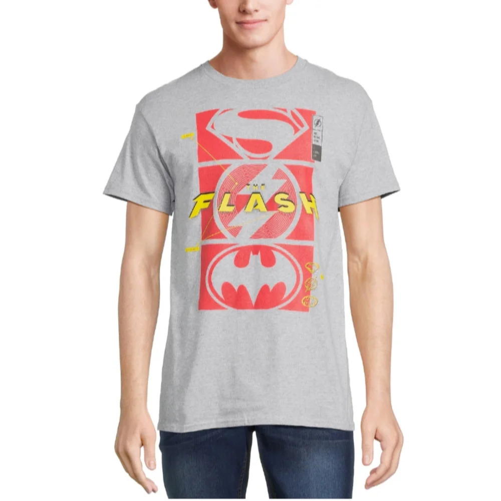 DC Comics Men's The Flash Super Icons Graphic Tee